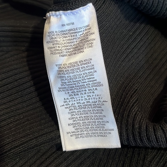 Herve by Herve Leger Logo-Strap Keyhole Ribbed Mini Bodycon Dress - Picture 11 of 12